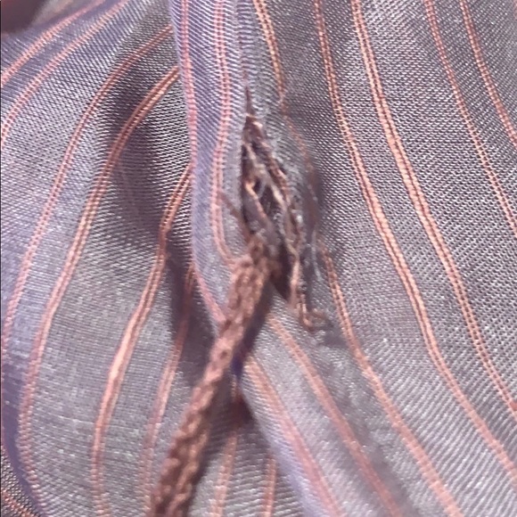 DREAM CULTURE Pink and Purple Silk & Linen Racerback Mini Dress-S - Picture 12 of 13